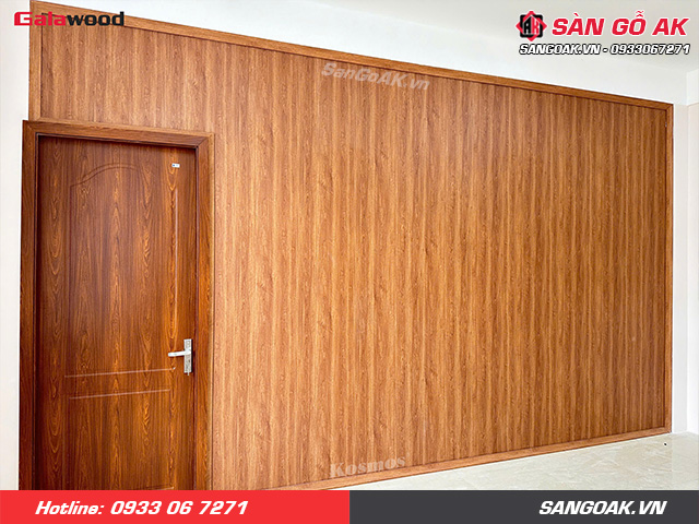 Tấm vách ngăn nhựa vân gỗ vàng cam Galawood VN-906